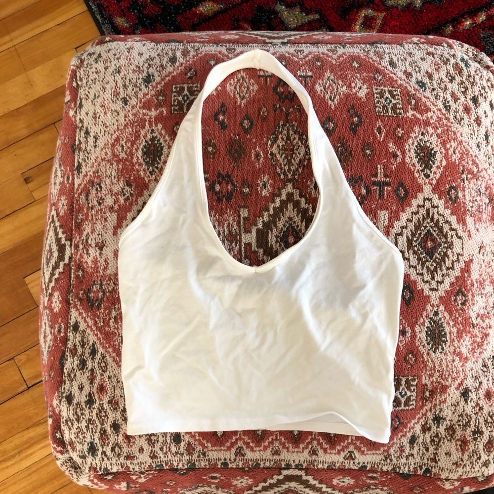 EXPRESS halter crop top